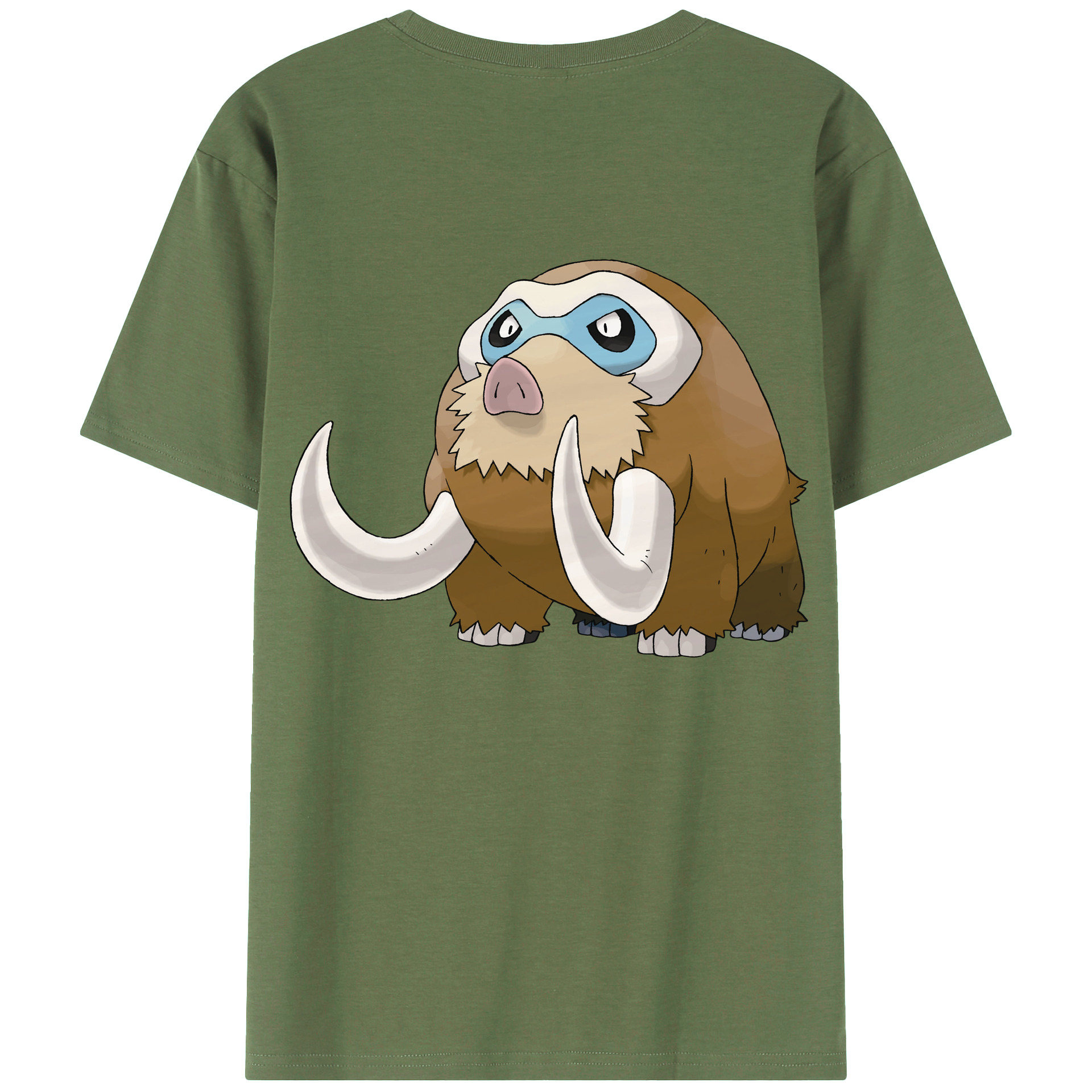 （画像用） ポケットモンスター Pokémon 綿100％ メンズ半袖Tシャツ（バックプリント） 通気性
